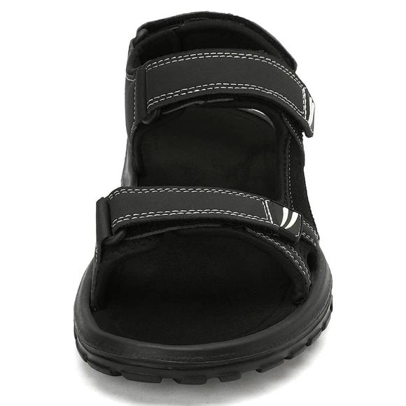 Men Sandals Outdoor Lightweight Anti Slip Waterproof Black Size 10 main image 6